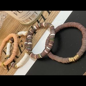 Heishi Collection- 4 stack bracelet set